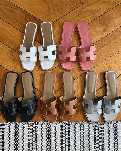 hermes oran sandals white|hermes sandals size chart.